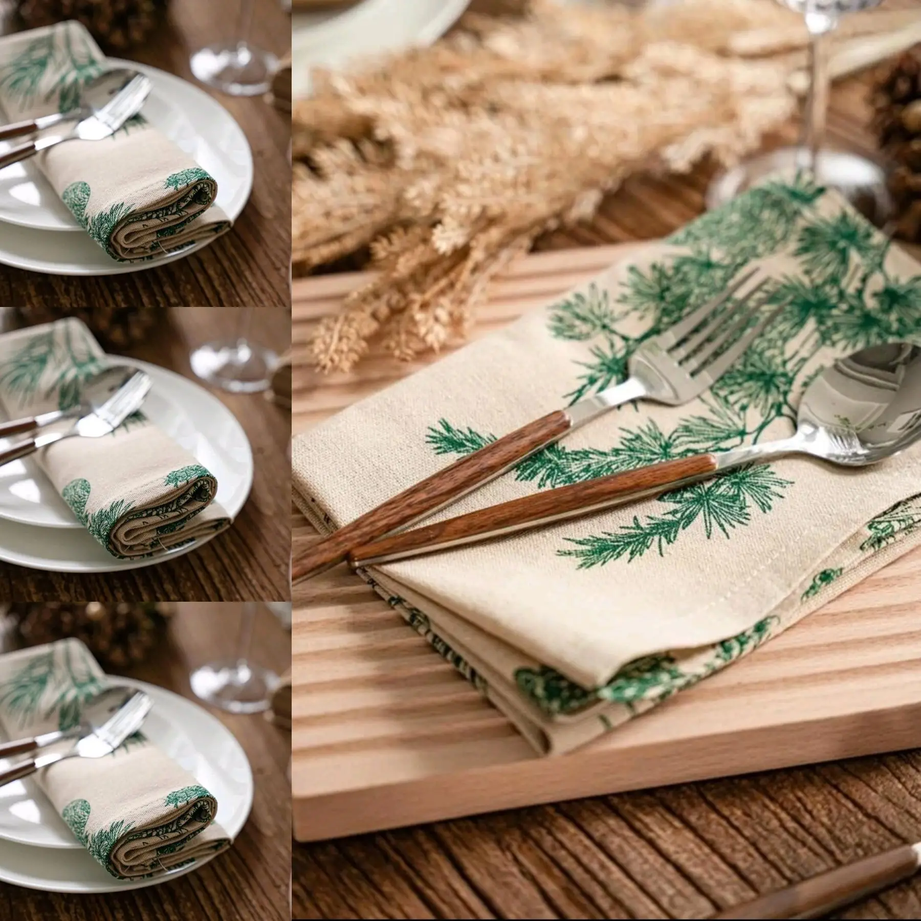 Tea Towel Green - Image 3