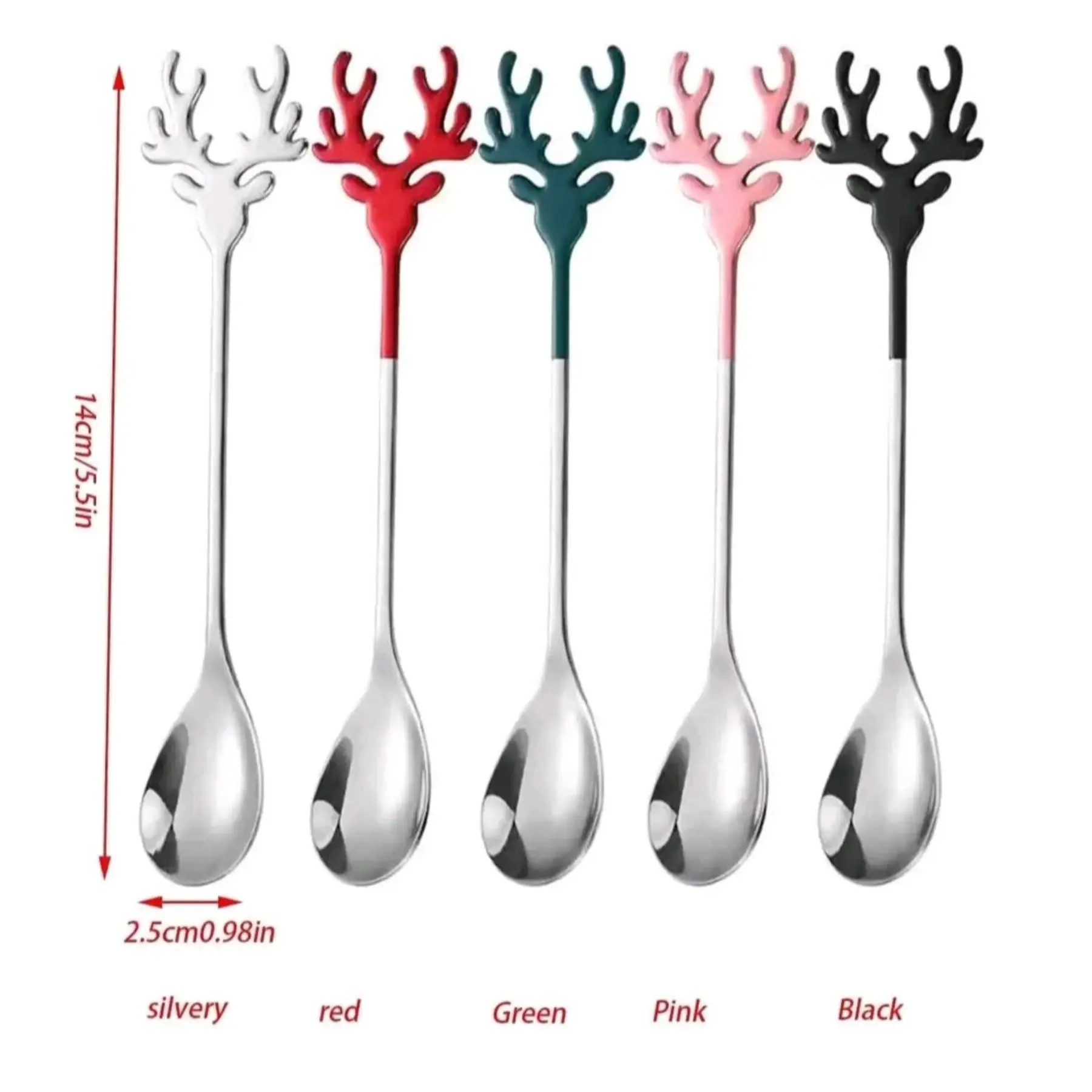 Reindeer Spoon Pink