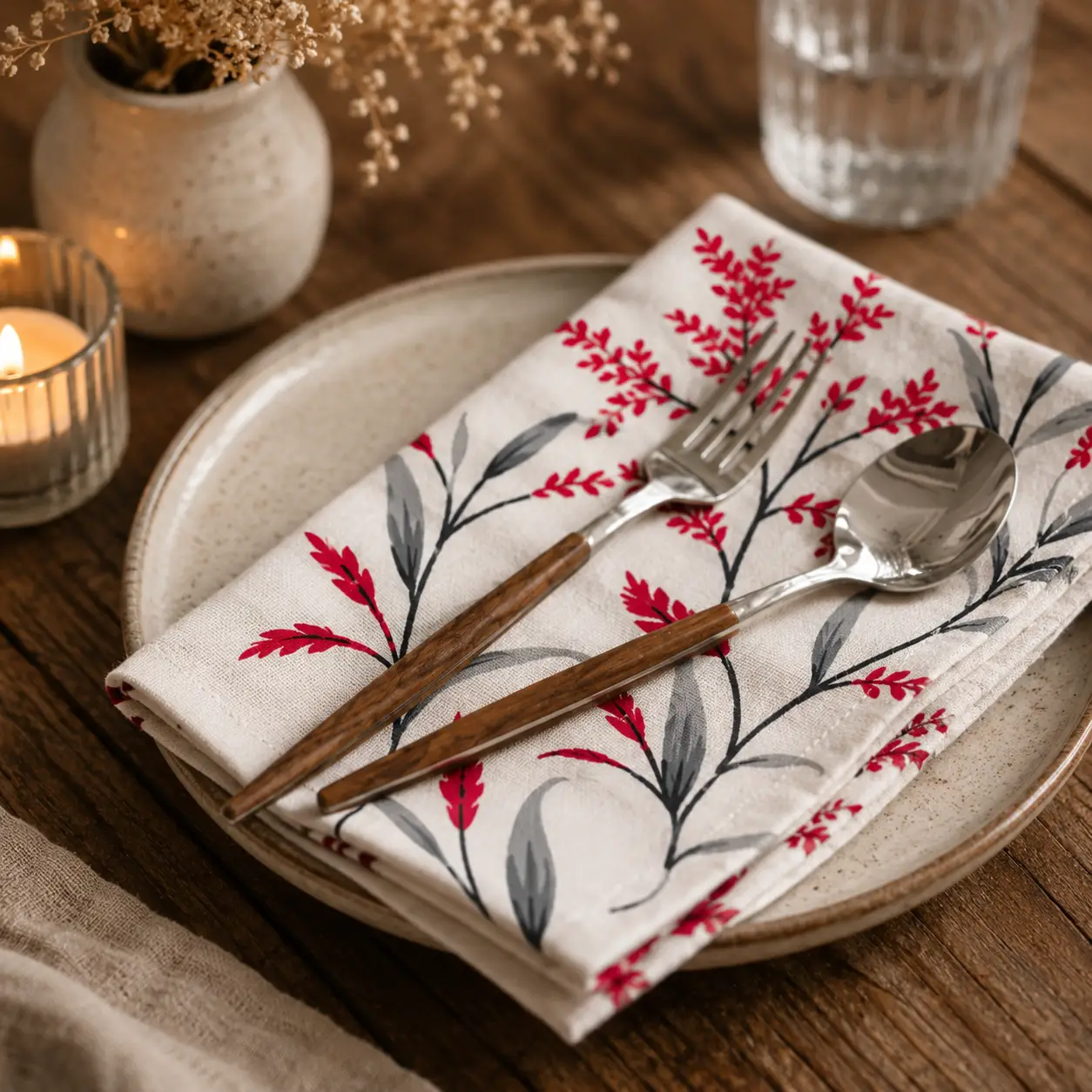Tea Towel Red