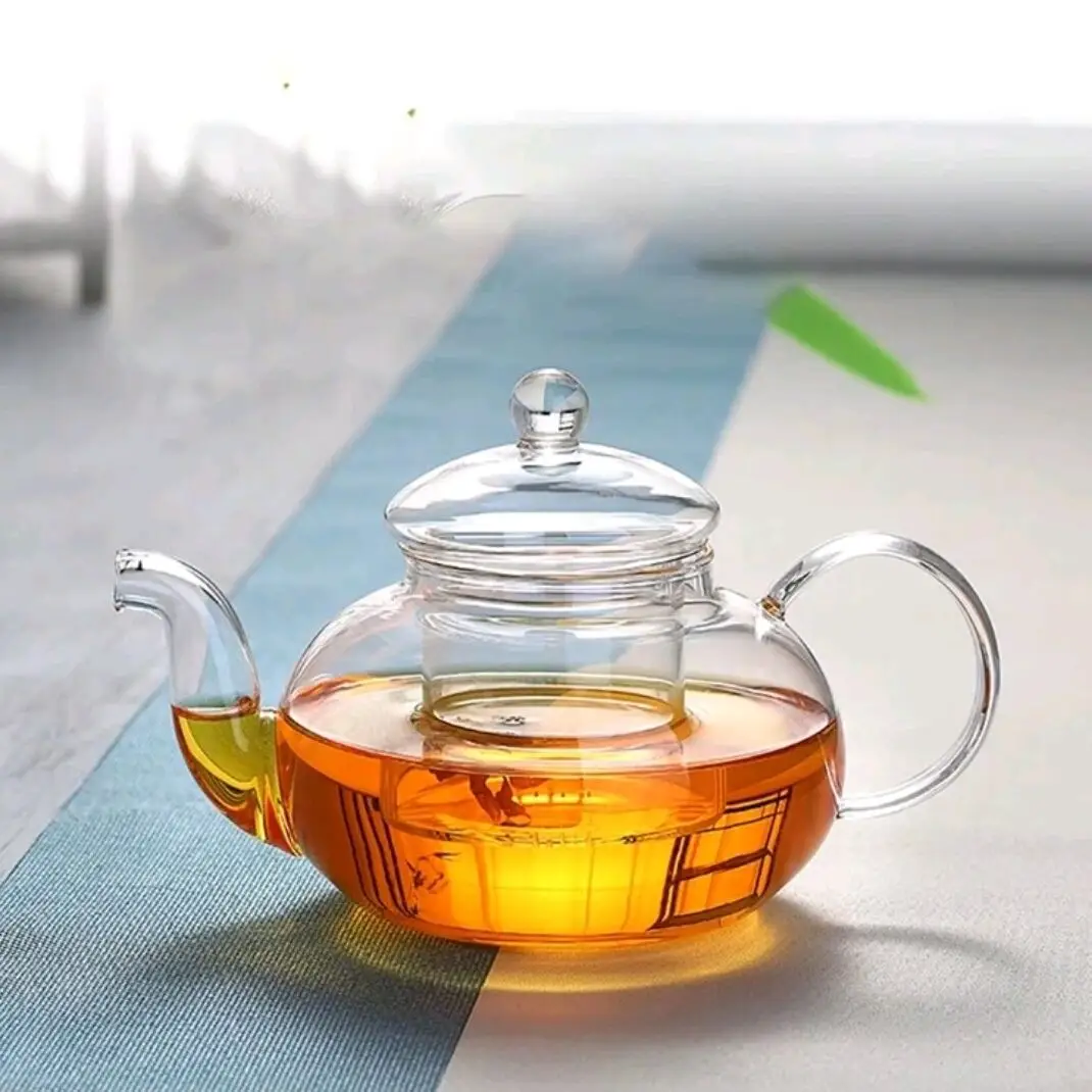 Glass Tea Pot With Infuser 1L